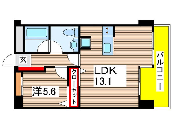 コナビレッジ（4・5・6号棟）の物件間取画像